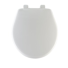 MAYFAIR 880SLOW 000 Caswell Toilet Seat will Slowly Close and Never Loosen, ROUND, Long Lasting Plastic, White
