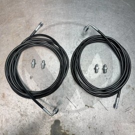 Valex Racing Black Stainless Main Rear Brake Line Replacement Kit For 97-01 Honda CRV