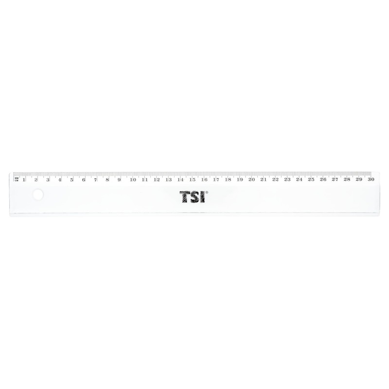 TSI 46030 Ruler 30 cm Transparent
