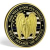 ST. Michael Police Challenge Coin Thin Blue Line Law Enforcement