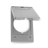 Sigma Electric, Gray Sigma Engineered Solutions 14244 1-Gang Vertical Round