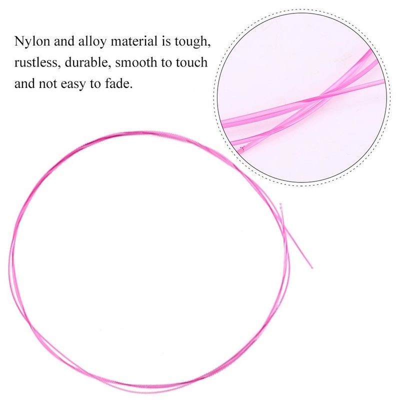 Classical Guitar Strings, Set of 6, Colorful Normal Tension Nylon