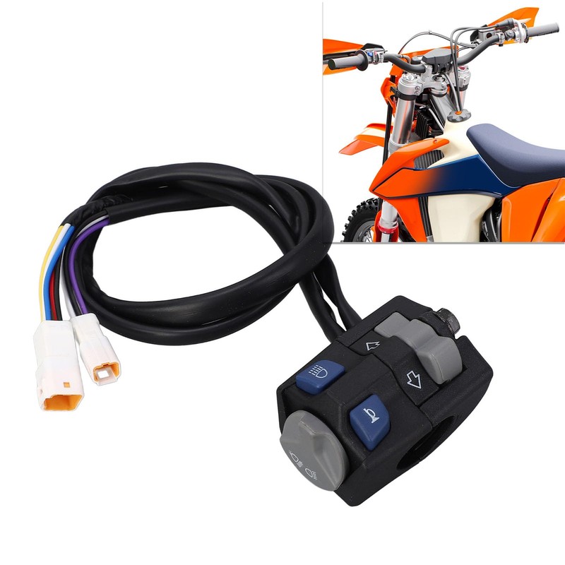 Motorcycle Handlebar Switch, Motorcycle Headlight Horn Switch, Handlebar Control Button