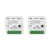 2 Pack HomeKit WiFi Relay Switch, Smart Mini Relay Wireless