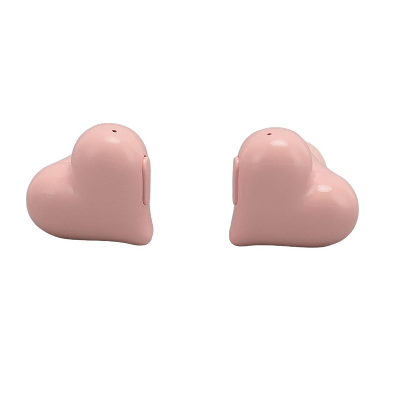 Acouto Heart Shaped Wireless Earbuds Cute Earbuds 5.3 Headphones for