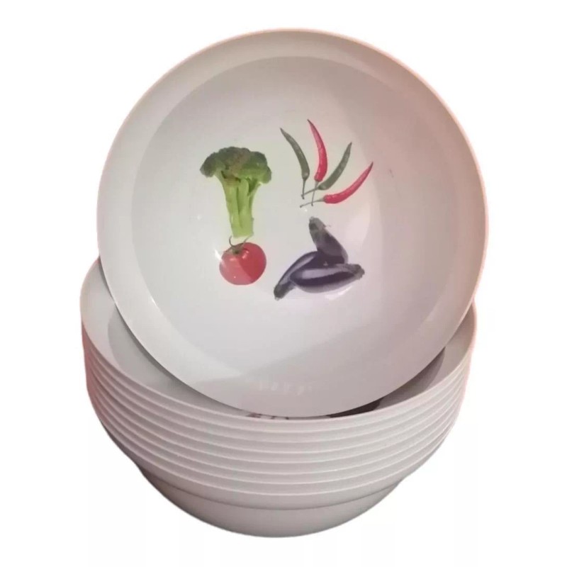 Plásticos genéricos Plato Hondo Para Pozole O Consomé, Plato De