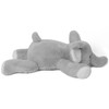 5 lbs 27" Weighted Elephant Stuffed Animals Gray, Giant Elephant