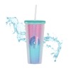 Vaso de Plástico Reusable con Doble Pared 710 ml Brillante
