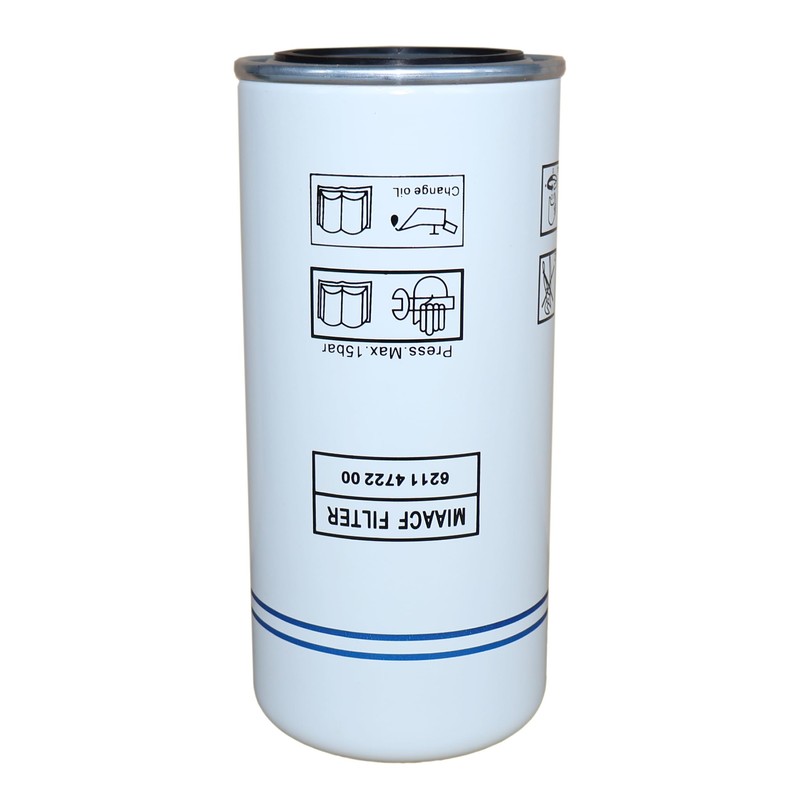 6211472200/6211472250 MIAACF Oil Filter Compatible with Screw Air Compressor Compression