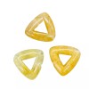 Unbranded Picture Frame Autumn Jade 15mm Triangle Beads | Yellow