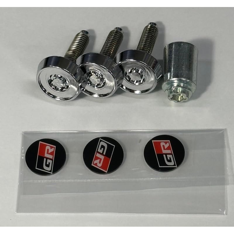 Toyota 08407-00610 [Genuine Domestic Parts] Lock Bolt (for License Plate)