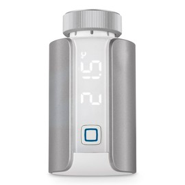Homematic IP Smart Home Radiator Thermostat – Evo, Silver, Digital, for Heater, App Control, Alexa, Google Assistant, Easy Installation, Energy Savings, 156650A0