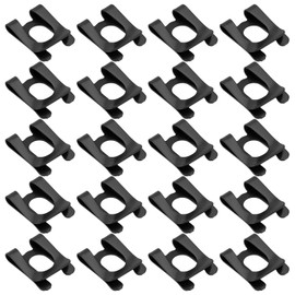 The Lord of the Tools Pack of 20 Circlips SL Clip M8 Spring Stop for Bolt Shaft DK Locking Ring Anti-Loosening Card for Cars Toys Furniture 8 x 18 mm Black