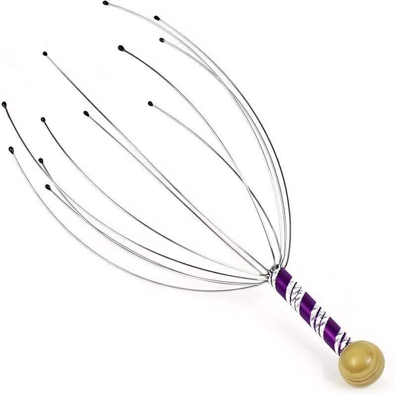 Generic Scalp Head Fingers Massager, 2Pcs Head Tickler Head Whisk