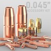 YESWELDER MIG Welding Gun Accessory Kit .045" Tip-Nozzle-Diffuser for Miller