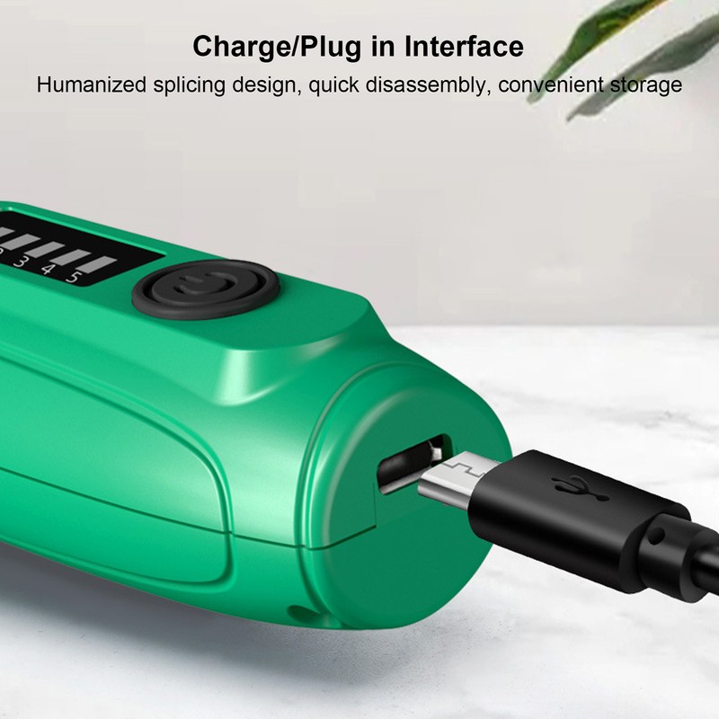 Electric Grinding Pen Rechargeable Cordless Grinder 5 Gears Speed Regulation
