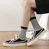 PUTUO Mens Running Toe Socks: Five Finger Socks Men Crew