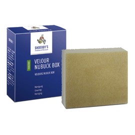 Shoeboys Velour Nubuck Box - The Versatile Cleaning Rubber for Suede Leather, clear
