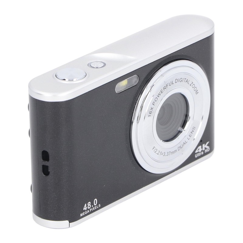 Pocket Camera 48MP 4K Ultra HD Dual Lens 16x Zoom