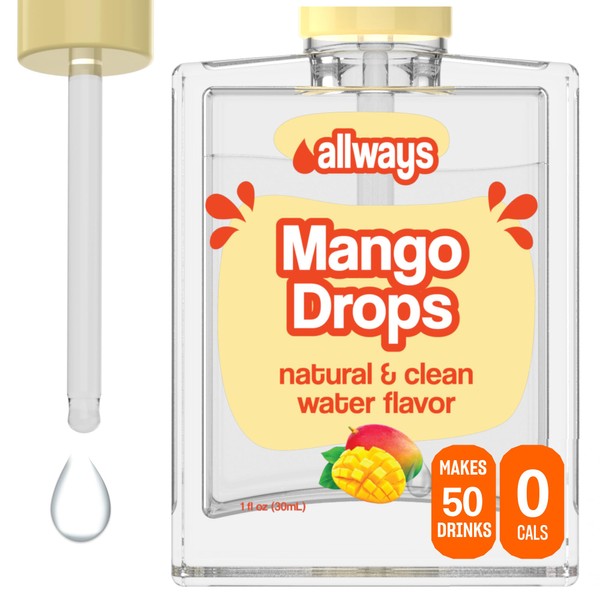 Allways Drops, Liquid Water Enhancer Drink Mix, Natural Flavor Drops,