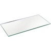 Plymor 3" x 6" Rectangle, 3mm Thick Non-Beveled Glass Mirror,