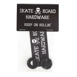 Skateboard Hardware Cup Washer Small Black - 2 Small Kingpin Discs Top - Washers for Bushings
