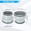 PATIKIL 5 Inch to 4 Inch Duct Reducer, Galvanized Steel