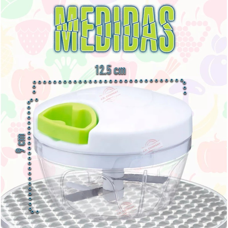 J.H. Company Cortador Para Verdura Manual Picador Alimentos Cocina 9389