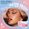 Dual-Tone Face Blush Palette for Cheeks - Waterproof, Long-Lasting, Satin
