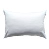 Pillowcase 35 50 Zipper Made in Japan Cotton Solid White
