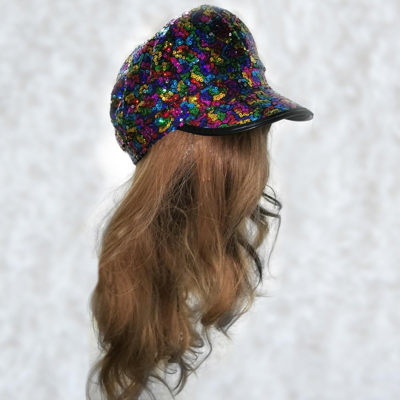 TRADERPLUS Sequin Hat Captain Hat Party Berets Disco (AU, Alpha,