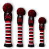 Scott Edward Knit Golf Club Covers with a Fluffy Pom