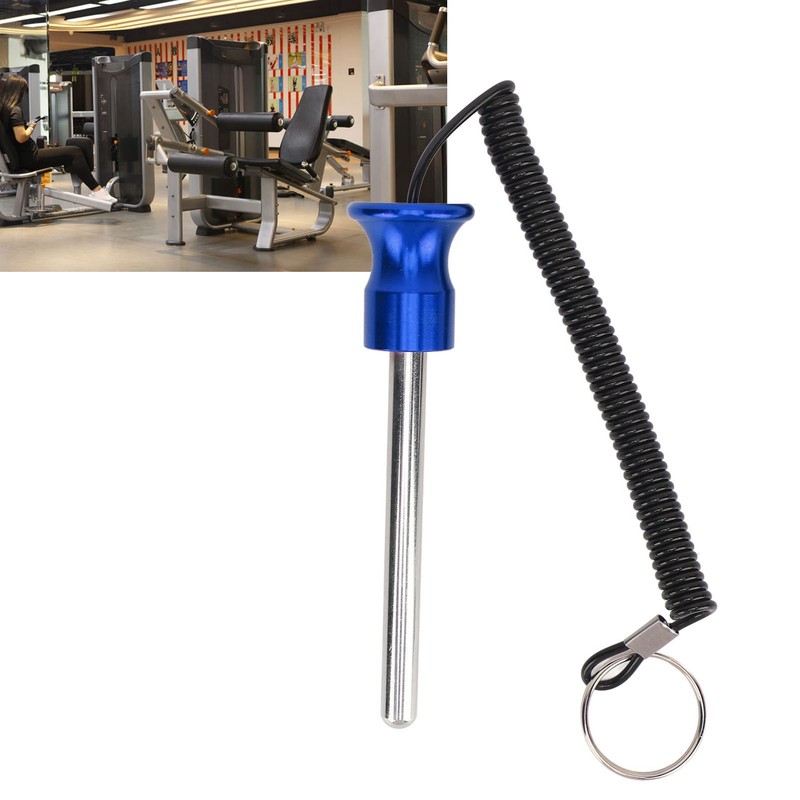 Gym Weight Stack Pin with Lanyard Enhanced Security Selector Lock
