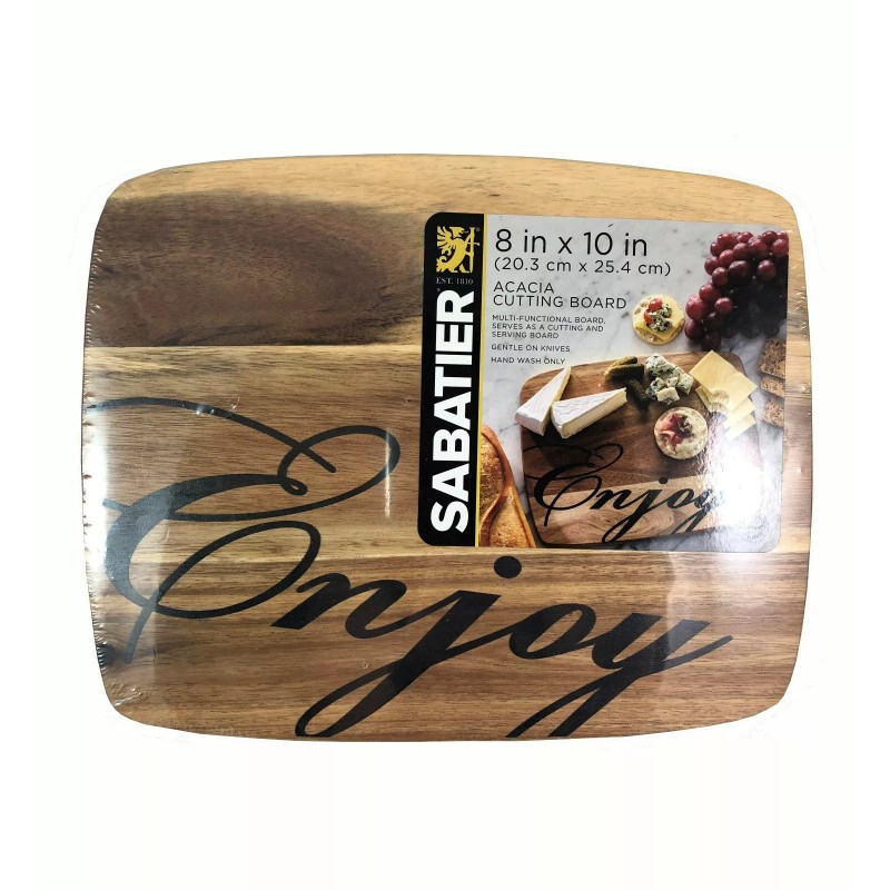 Sabatier 8×10 Acacia Cutting Board (Enjoy)