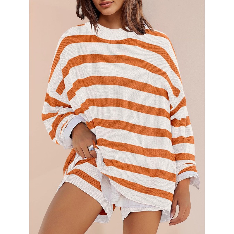 Panadila Womens Striped Sweater Set Oversized Lounge Sets Matching Pajamas