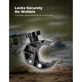 KEMIMOTO Motorcycle Cup Holder, Oxford Fabric Motorcycle Drink Holder with 0.6"-1.5" Alligator Clamp, Universal Water Bottle Cup Accessories for Bike, ATV/UTV, Scooter, Boat, Walker