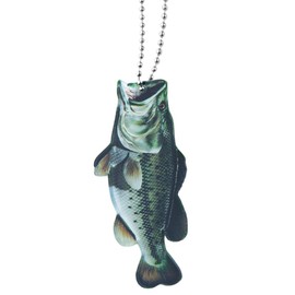 Fish Gifts Keychain for Women Men Car Keys Birthday Christmas Gifts for Fisherman Fish Lovers Rear View Mirror Accessories for Men Car Hanging Ornament Interior Aesthetic Creative Novelty Keychain