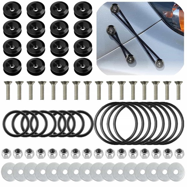 LUYEJKO Bumper Quick Release Kit，Bumper Fasteners，Quick Release Bumper Clips for