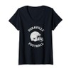 Womens Doraville Football Distressed 1980's Retro P.E.Dept Style V-Neck T-Shirt