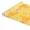 ANRO Oilcloth Tablecloth Oilcloth Tablecloth Camomile Yellow Flowers Sun Round