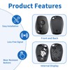 2-Button Remote Control Shell Compatible with Renault Dacia Duster Twingo