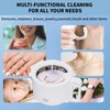 Ultrasonic Retainer Cleaner Machine,45KHz /25w/U-V Cleaner, Ultrasonic Cleaner for Dentures,