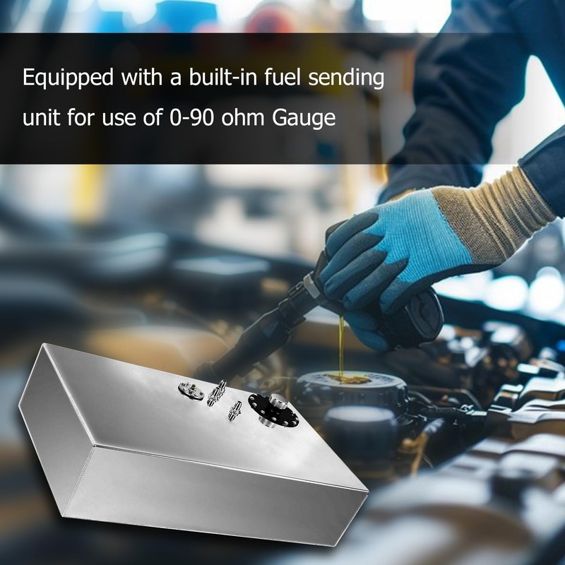 17 Gallon Street Rod Aluminum Race Fuel Cell Gas Tank