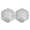 2pcs Nipple Shield Double Layer Protective Petal Shape Silicone Nursing