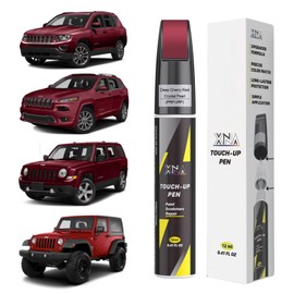 XNA Deep Cherry Red Crystal Pearl(PRP/JRP) for Jeep Touch Up Paint, Car Scratch Remover for Nicks and Chips Repair, 2-In-1 Quick & Easy Fix Car Scratch Repair Kit with Exact Color-Matched