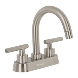 Foset Tubig TBM-62N, Mezcladora para lavabo, tipo bar, manerales palanca, satín