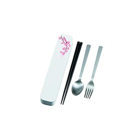 Tatsumiya Adult Cutlery Sakura WH Size (W x D x H): Approx. 8.7 x 1.7 x 1.1 inches (22.2 x 4.4 x 2.9 x 3312