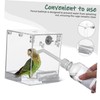VILLFUL Birdcage Bath Parrot Bathtub Bird Shower Hanger Playset for