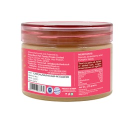 Peanut Butter for Dogs - 100% Natural | Supports Healthy Digestion | Food Toppers for Dogs | No Added Salt/Oil/Sugar | Perfect for Training & Rewards (9.70oz) (9.70oz, Strawberry)