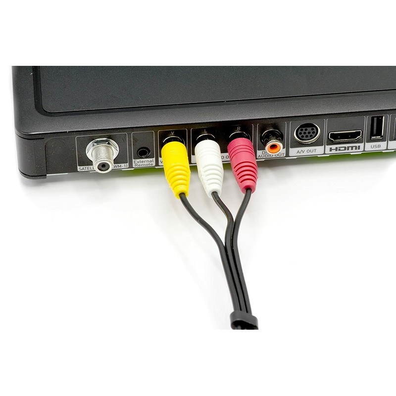 THE CIMPLE CO 2 Way Switch Composite Video Switcher -Black-